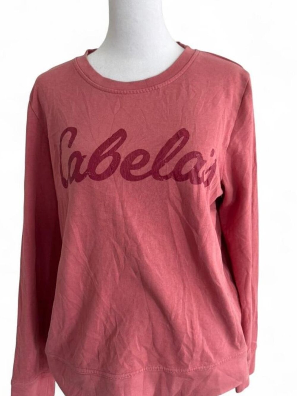 Cabela's Women's Pink and Red Shirt